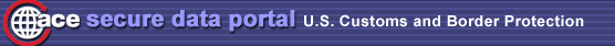 ACE Secure Data Portal Banner